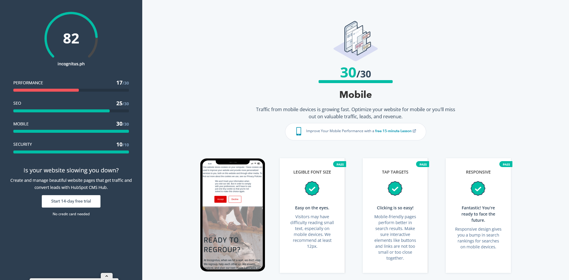 IEMI Q3 Featured Image Website Grader Mobile
